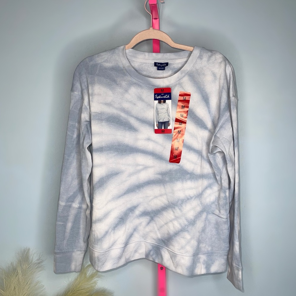 Splendid Tie-Dye Pullover Sweatshirt size Medium